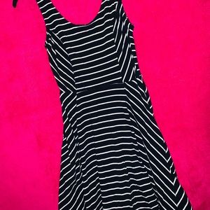 Mossimo Supply Co Black and White Striped Dress